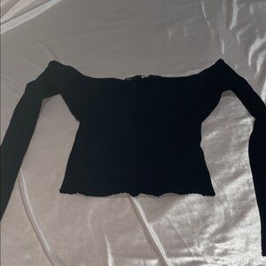 Forever 21 Black Off-Shoulder Top